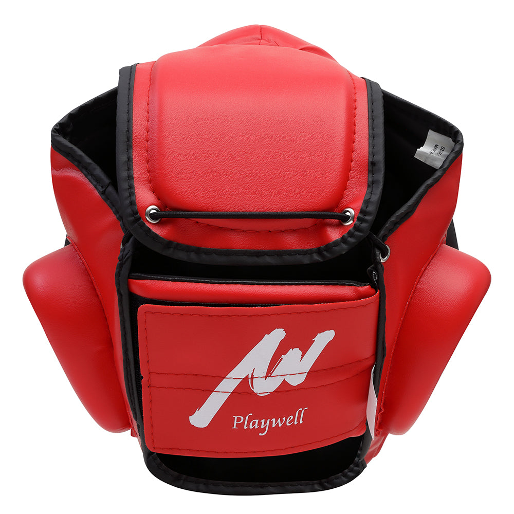 Kudo Red Headguard: Full Mask