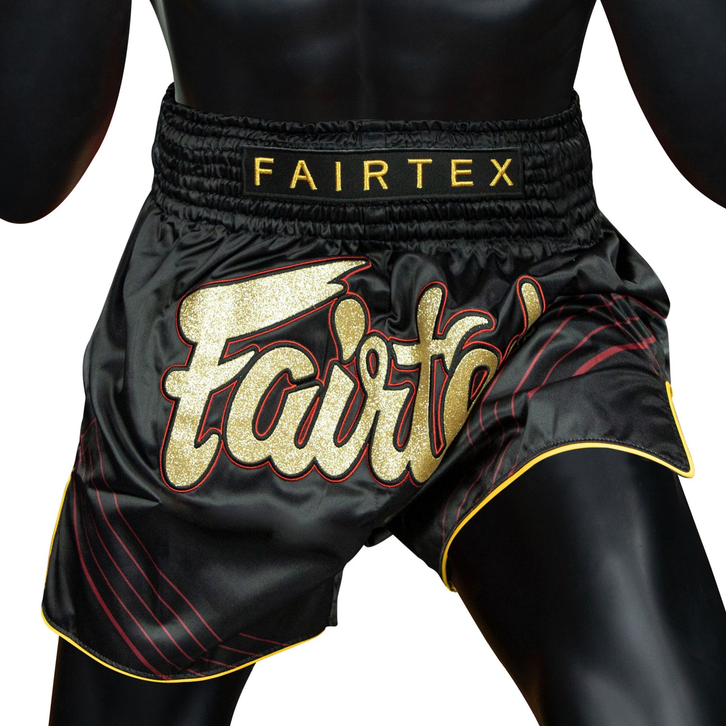 Fairtex Muay Thai Fight Shorts Black - MR X
