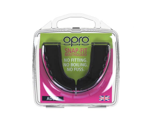 OPRO Snap Fit Mouthguard - Black