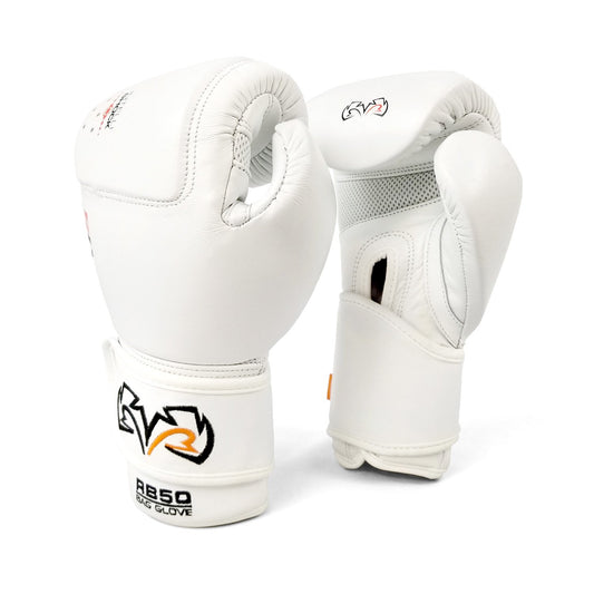 Rival Boxing RB50 Intelli-Shock Compact Bag Gloves - White