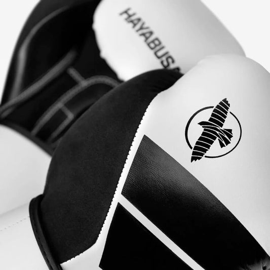 Hayabusa S4 White Boxing Gloves