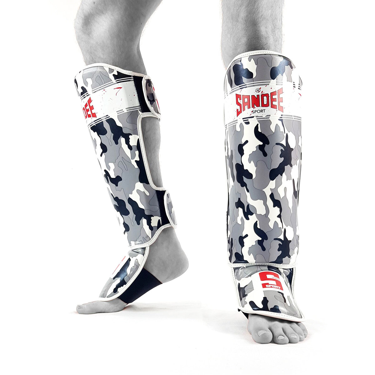 Sandee Sport Muay Thai Shin Guards - Camo
