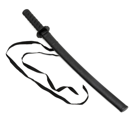 Black Polypropylene Wakizashi ( Shoto ) W/ Scabbard