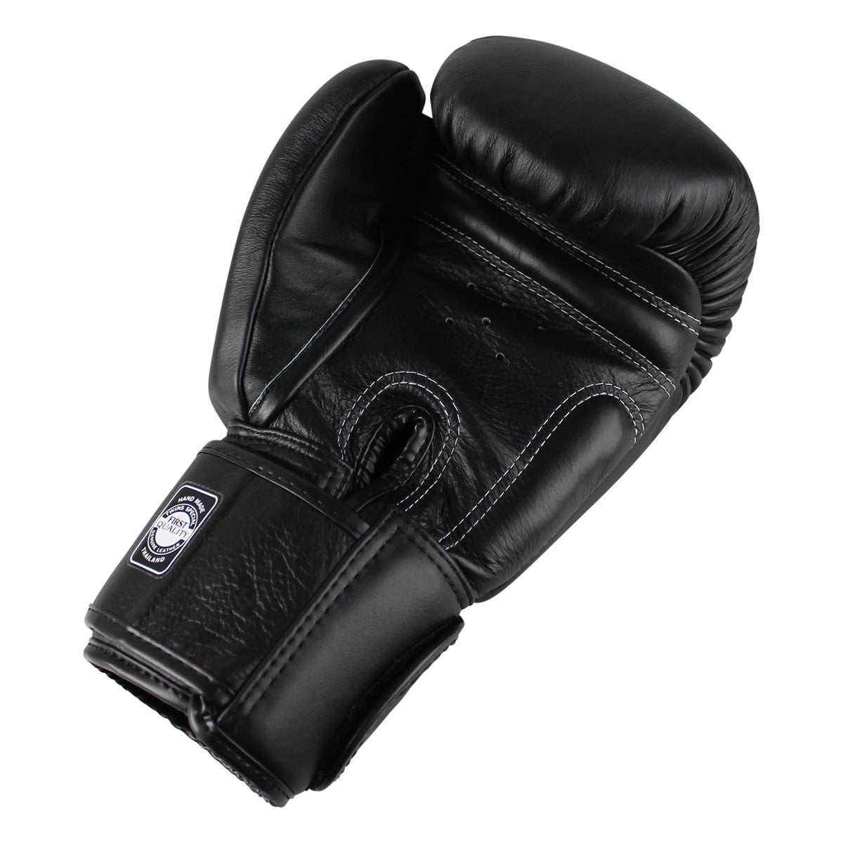 Twins BGVL3 Leather Boxing Gloves - Black