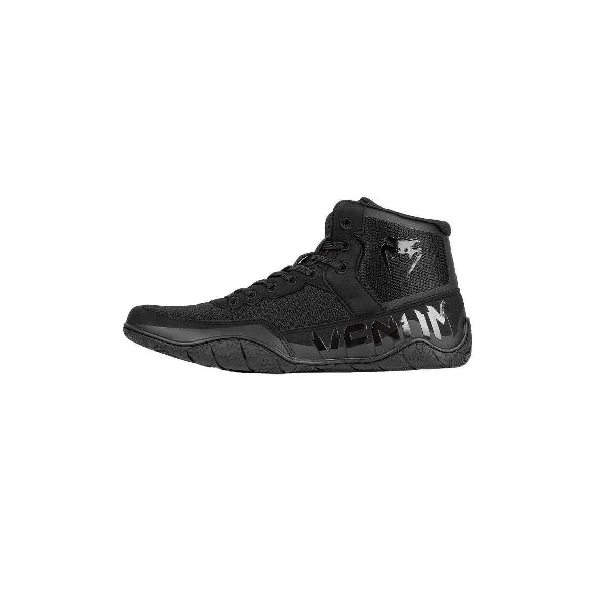 Venum Elite Premium Wrestling Shoes - Black/Black